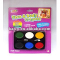 neon 6-color Face Paint(oval-shaped, card packaging)